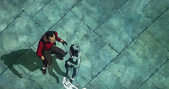 Escena de pelea en el agua Ghost In The Shell