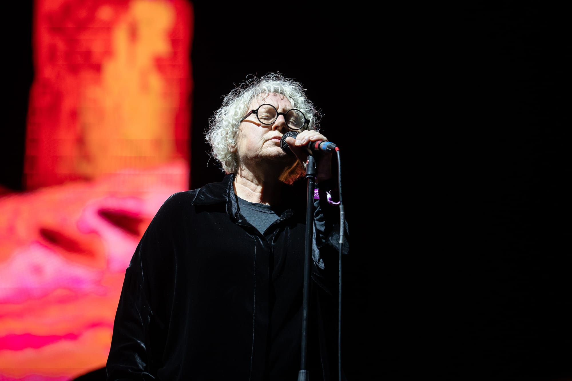 Elizabeth Fraser (Cocteau Twins) con Massive Attack en Music Wins | Foto: Alejandra Morasano