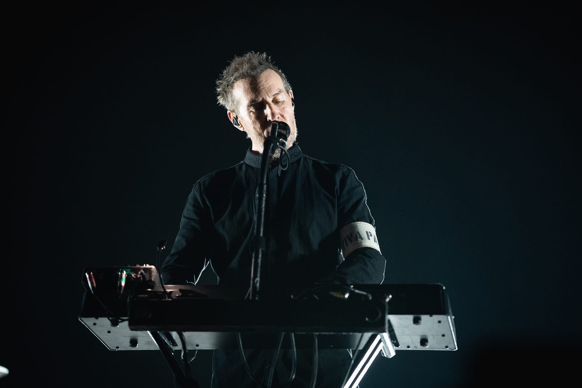 Robert 3D Del Naja, de Massive Attack, en Music Wins | Foto: Alejandra Morasano