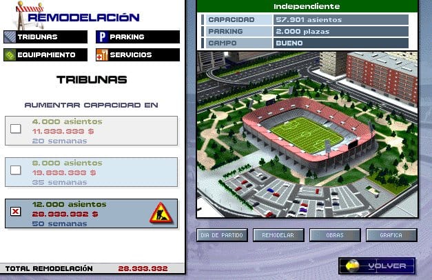 Every part of running the club has its own charm in PC Fútbol