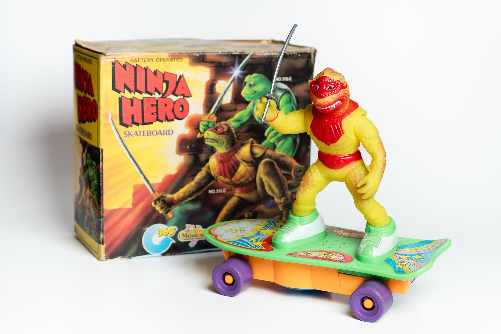 Ninja Hero, una Tortuga bootleg de los '90 | Foto: Alejandra Morasano