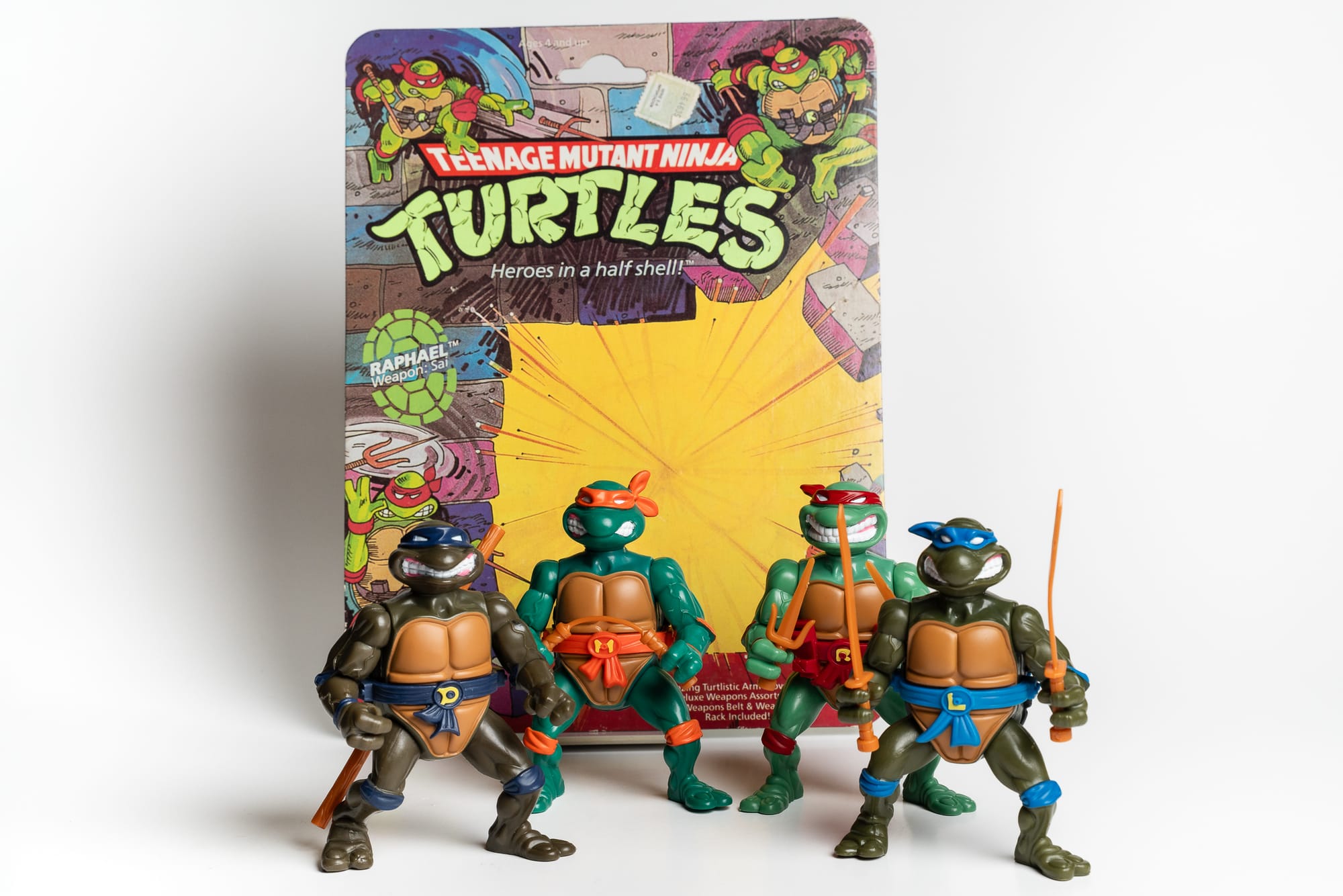 El cuarteto de Tortugas Ninja de Playmates | Foto: Alejandra Morasano