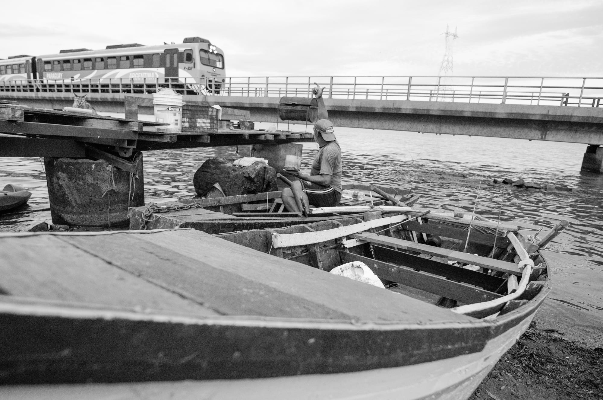 The works on the Hydroelectric Power Plant raised the level of the river | Photo: Marcos Otaño