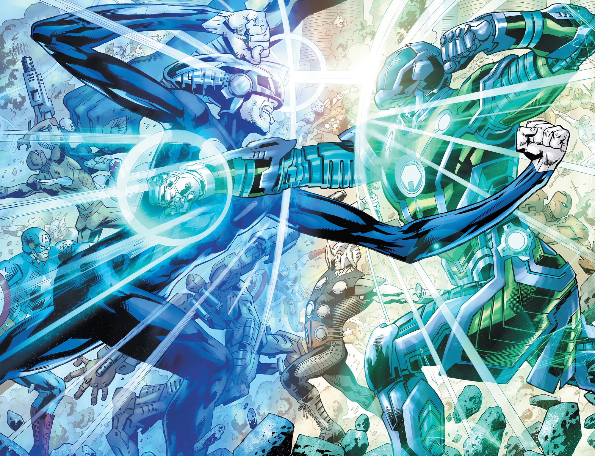 Ultimate Invasion 004, by Jonathan Hickman & Bryan Hitch