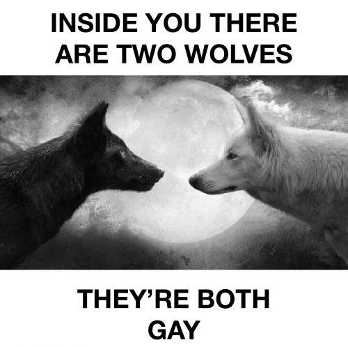 Inside you there's a psychopath and a schizophrenic