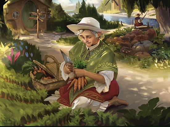 Arte de Brandywine Farmer, del set de El Señor de los Anillos (2023)