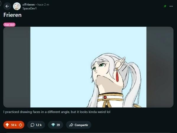 Frieren en Reddit 